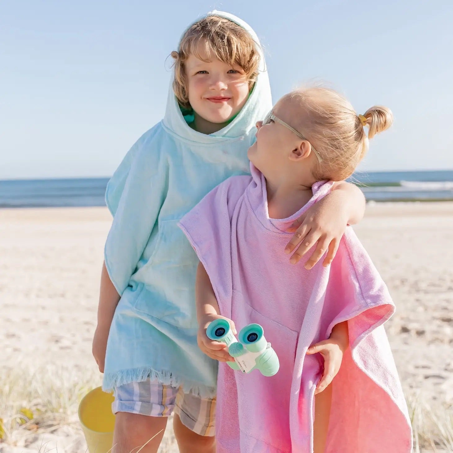Coast Kids Busselton Hooded Beach Towel - Sunny Bliss
