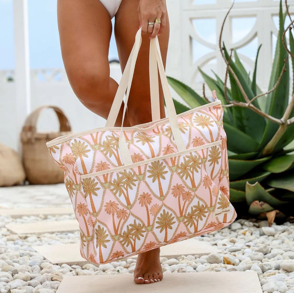 Sunni Scenes Tropical Beach Bag Sunny Bliss