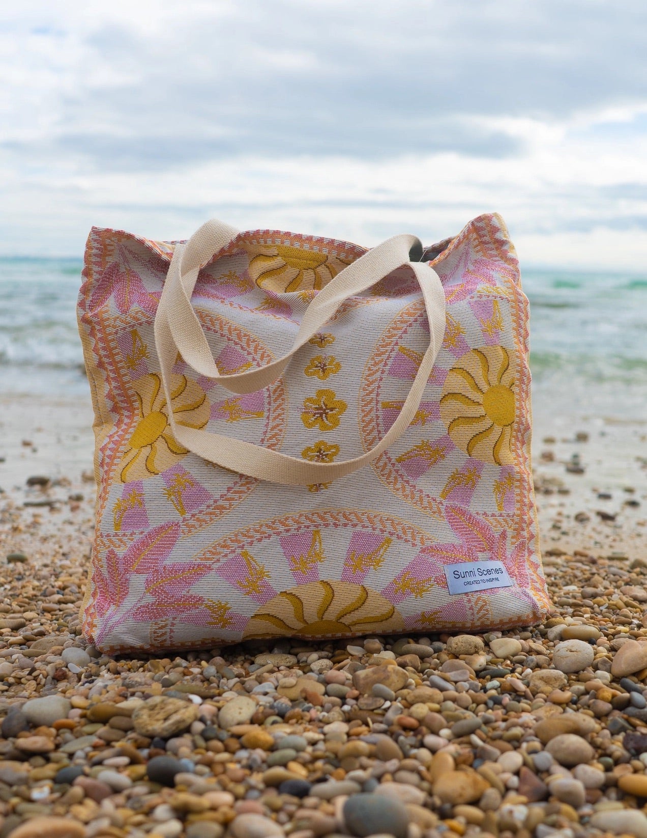 Sunni Scenes - Soli Beach Tote Bag - Sunny Bliss - Australia 