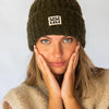 Hobo and Hatch - Arosa - Wool and Mohair Blend Beanie - Chive - Sunny Bliss - Australia