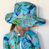 Tribe Tropical - Wide Brim Swim Hat - Lady Elliot - Sunny Bliss - Australia