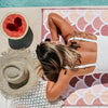 Breathing Travel - Pink Mermaid - Sand Free Beach Towel - Sunny Bliss - Australia