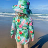 Tribe Tropical - Wide Brim Swim Hat - Gaga Galah - Sunny Bliss - Australia