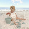 Silicone 8pc Bucket & Spade Set – Sage - Sunny Bliss