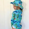 Tribe Tropical - Wide Brim Swim Hat - Lady Elliot - Sunny Bliss - Australia