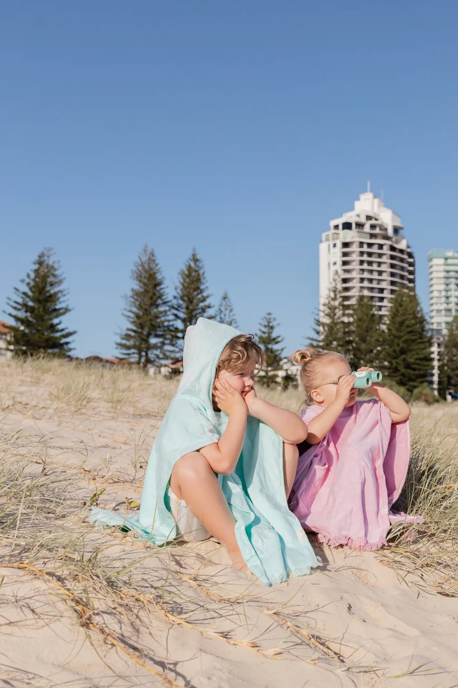 Coast Kids Busselton Hooded Beach Towel - Sunny Bliss