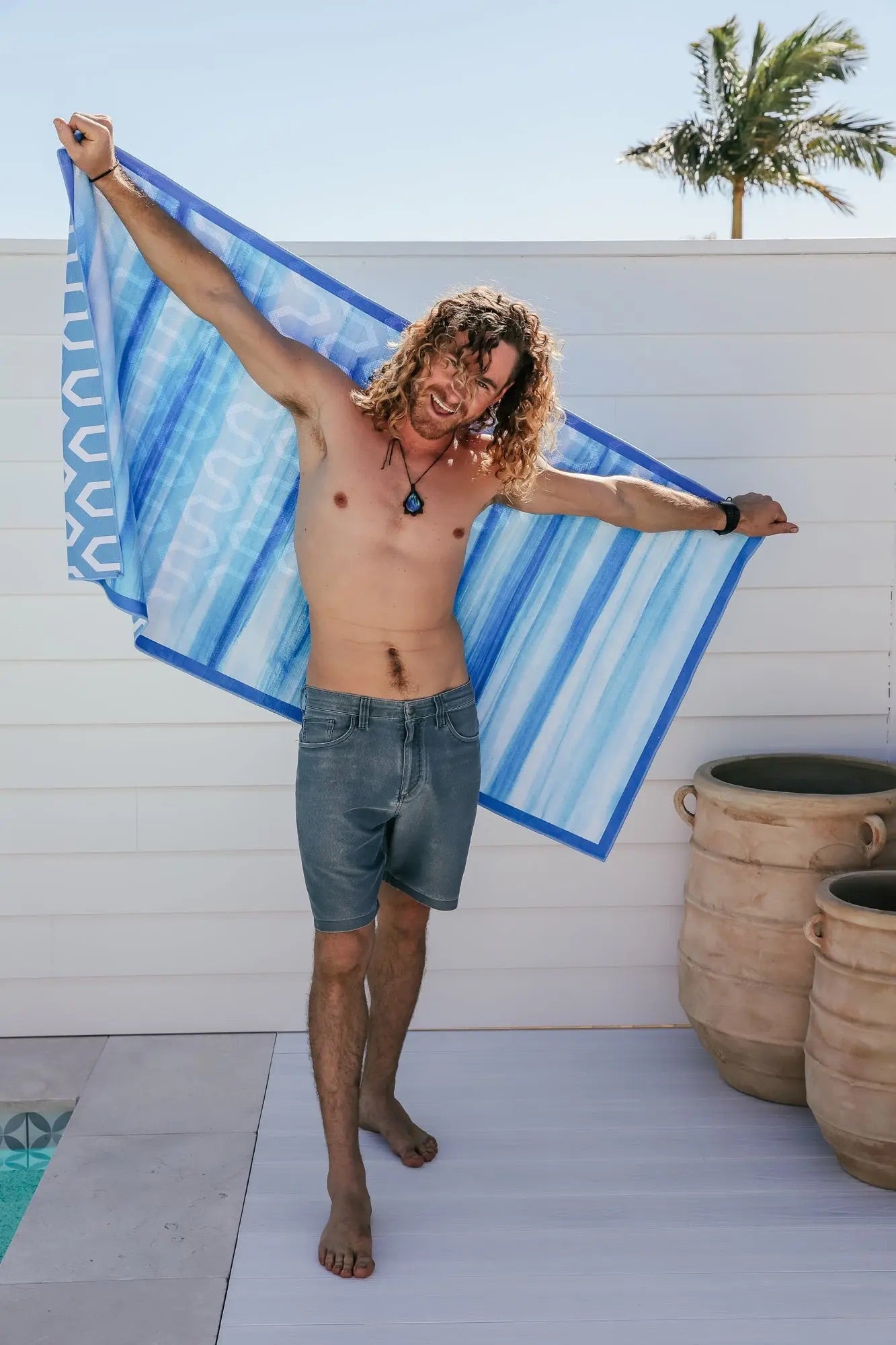 Breathing Travel - Ocean Mist - Sand Free Beach Towel