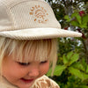 Barefoot and Salty - Corduroy 5 Panel Cap (3 to 7 years) - Sunny Bliss