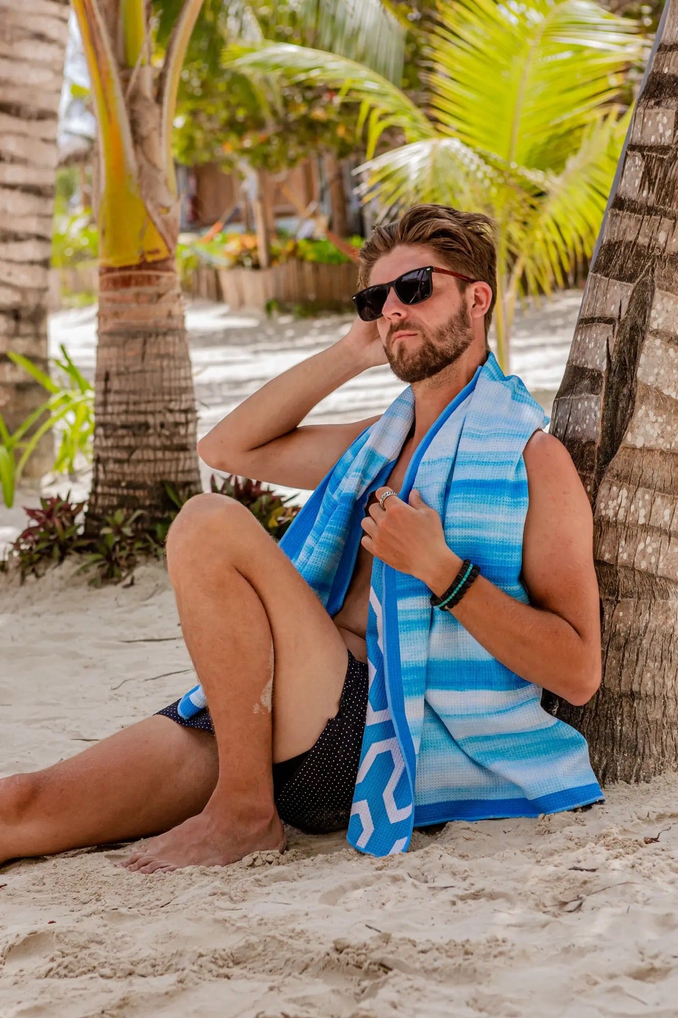 Breathing Travel - Ocean Mist - Sand Free Beach Towel