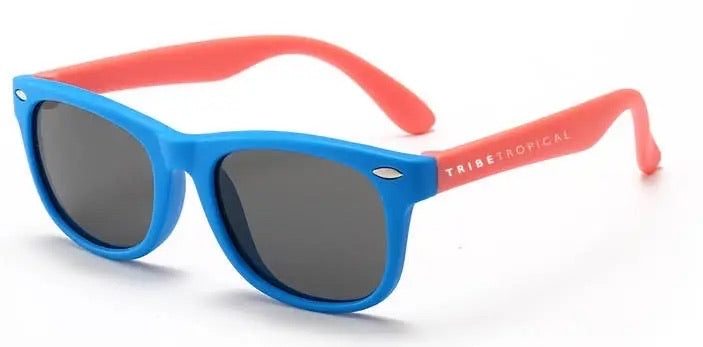 Tribe Tropical - Kids Wayfarer Flexible Polarised Sunglasses - Sunny Bliss - Australia