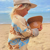 Barefoot and Salty - Corduroy 5 Panel Cap (3 to 7 years) - Sunny Bliss