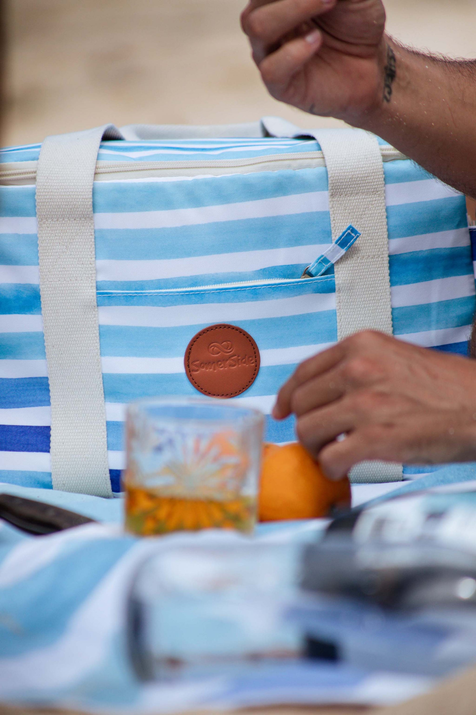 Somerside - Bondi Blue Cooler Bag - Sunny Bliss - Australia