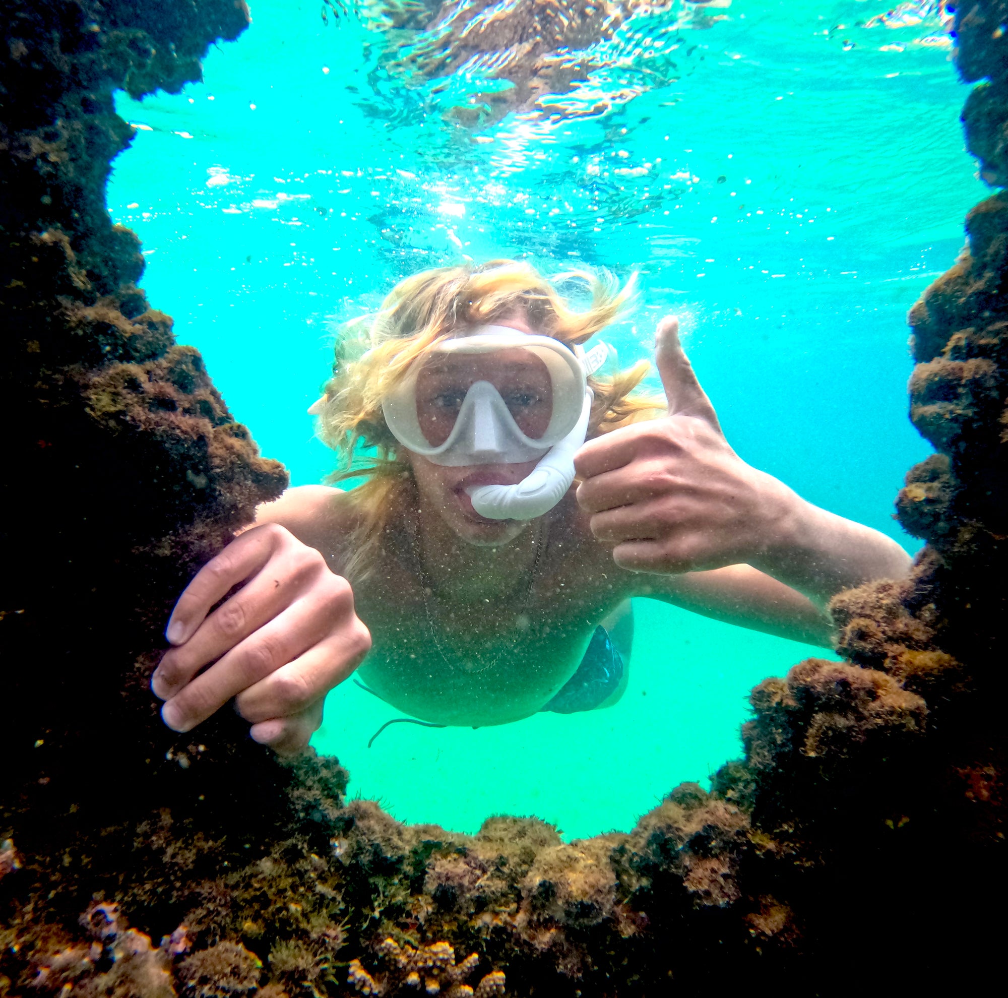 Silicone Snorkel Set - Classic Bright White - Sunny Bliss - Matching Fins Available - Australia