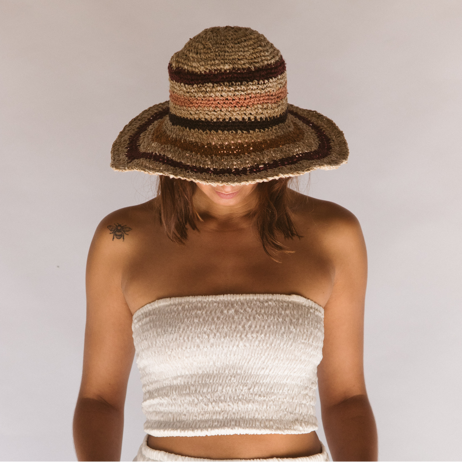 Hobo and Hatch - Polly Short Brim Hemp Hat - Samba - Sunny Bliss - Australia