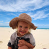 Hobo and Hatch Kids Polly Hemp/Cotton Hat - Latte - Sunny Bliss - Australia