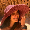 Hobo and Hatch - Janis Wide Brim Hemp Hat - Merlot - Sunny Bliss - Australia