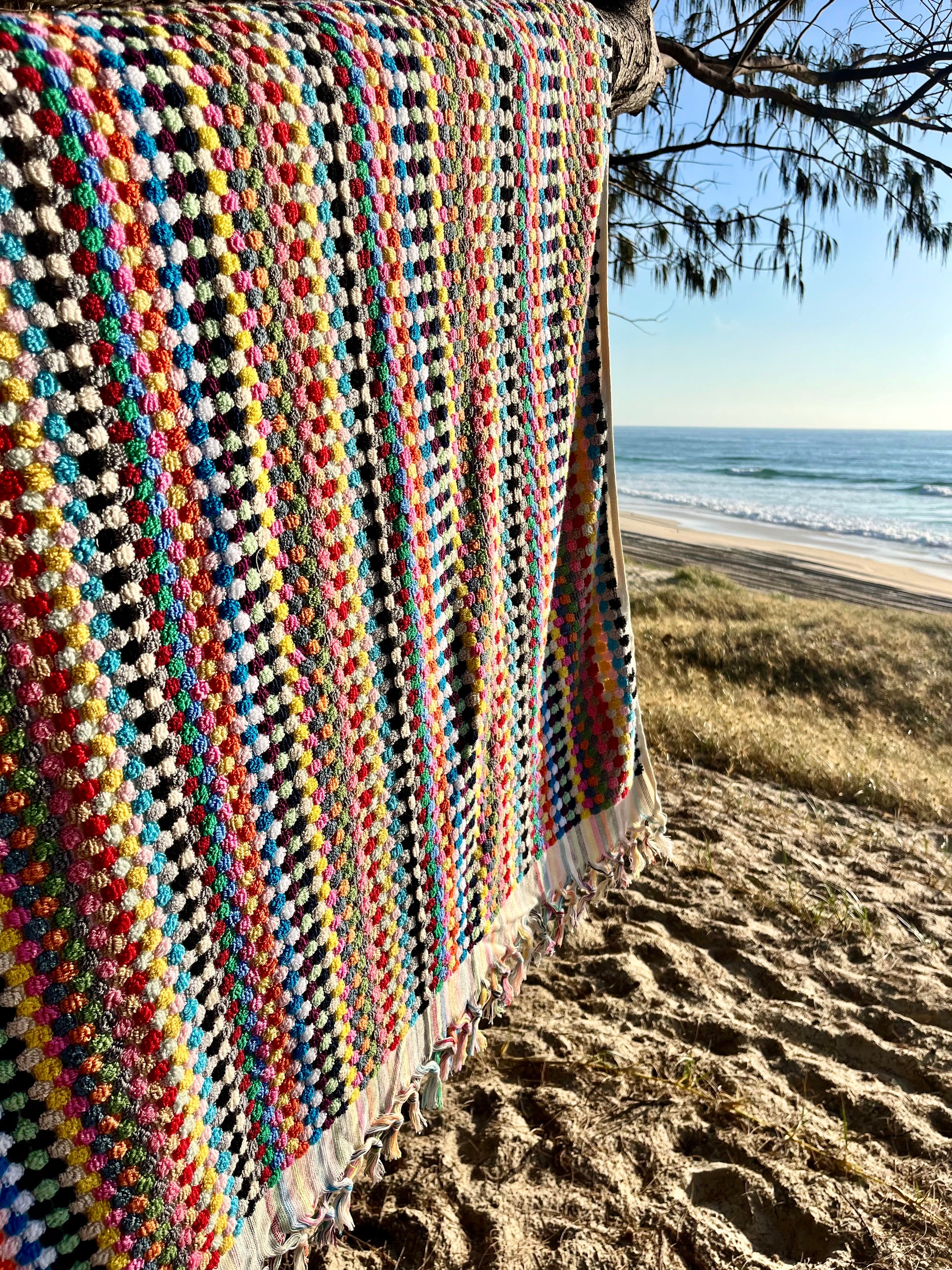 Mayde - Premium Rainbow Beach Towel - Multi - Sunny Bliss - Australia