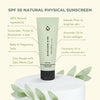 SPF 50 Natural Physical Sunscreen - Avocado Zinc