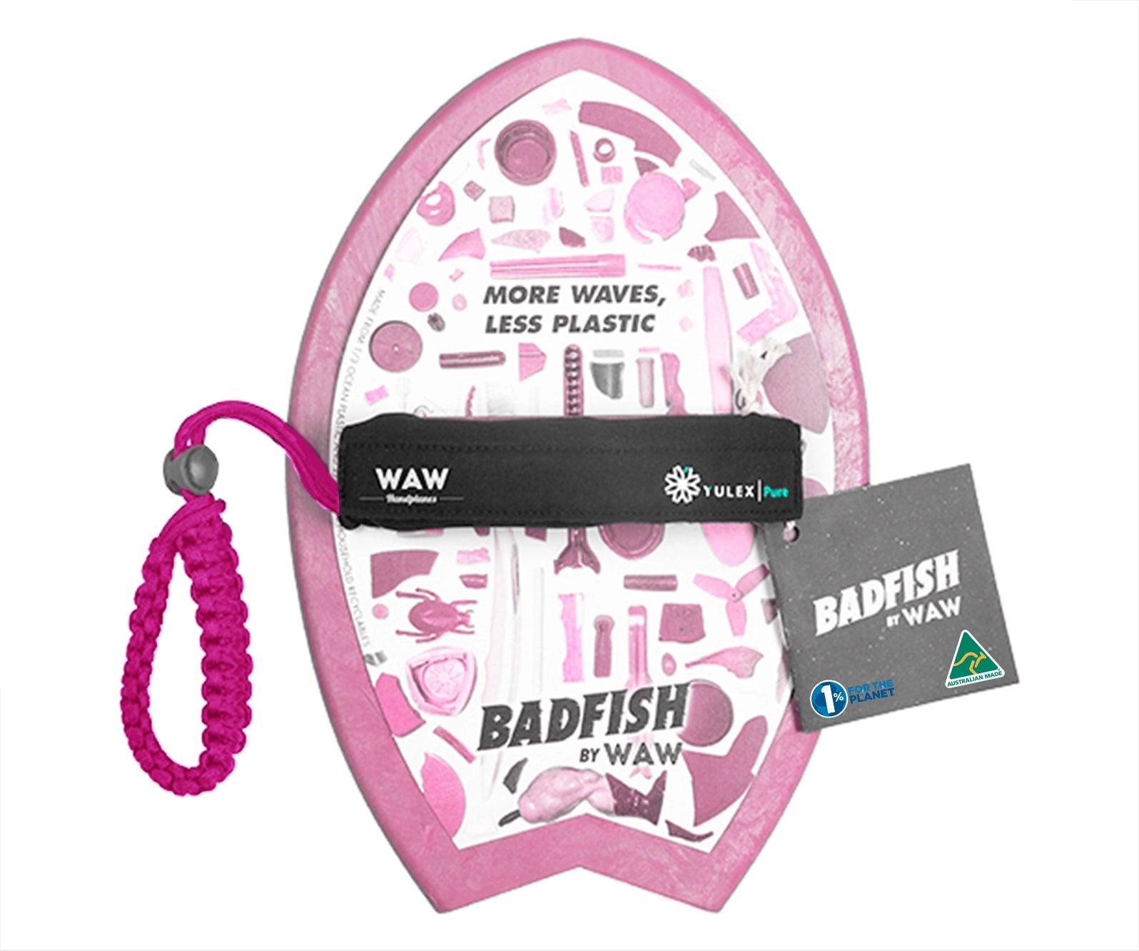 WAW BadFish Body Surfing Handplane - Punk - Sunny Bliss - Australia