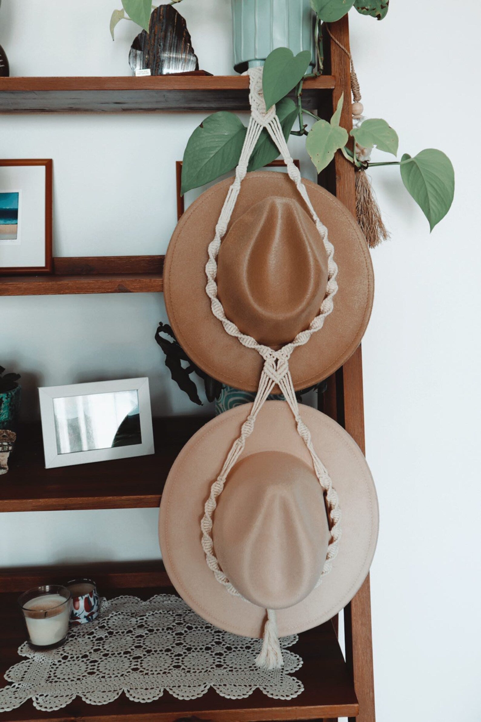 Arlyn Designs - Macrame Double Hat Hanger - Sunny Bliss - Australia