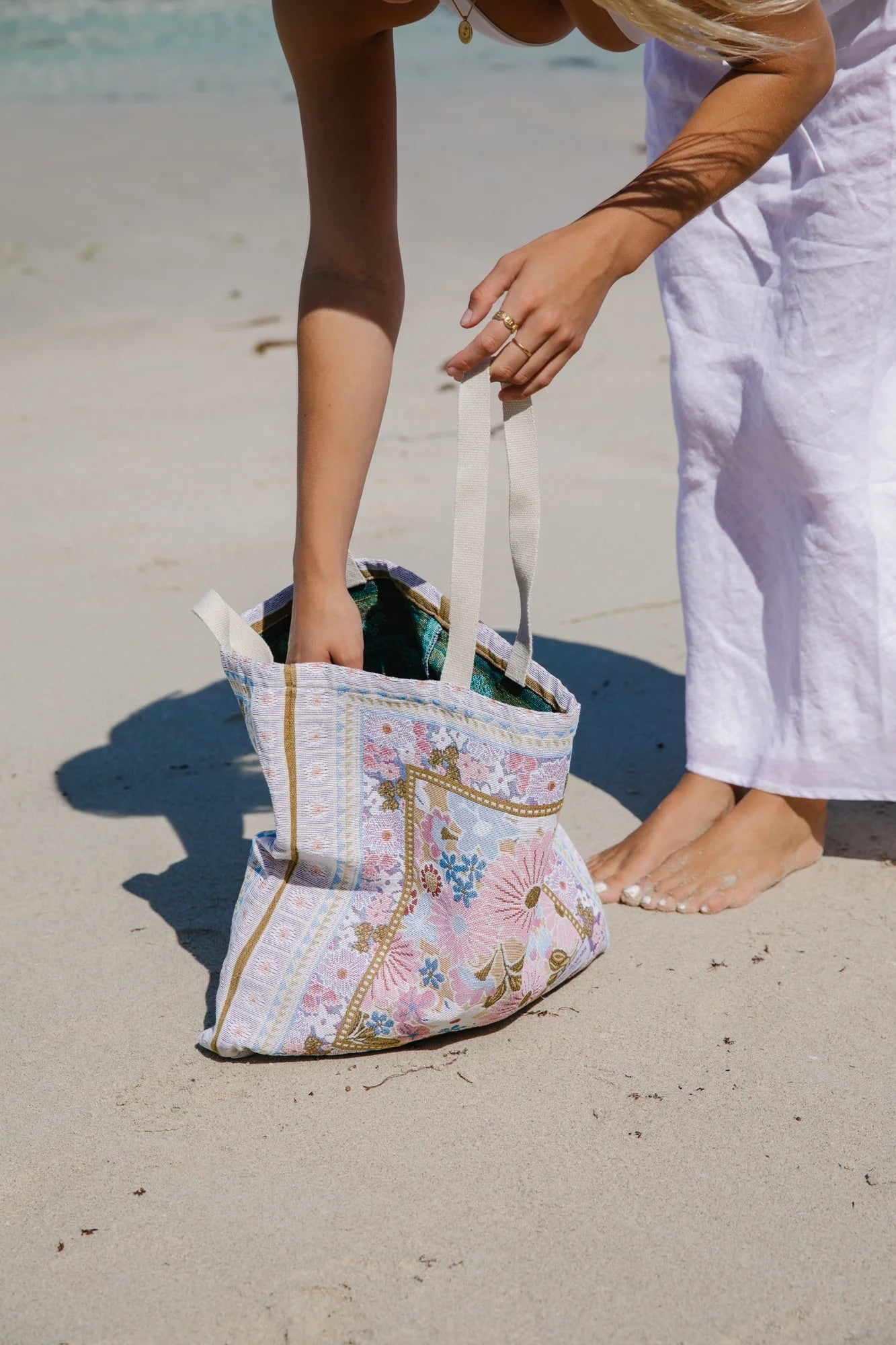 Sunni Scenes - Lavender Beach Tote Bag - Sunny Bliss - Australia