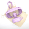 Silicone Pastel Snorkel Set - Lilac Purple - Sunny Bliss - Matching Fins Available - Australia