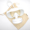 Silicone Snorkel Set - Classic Bright White - Sunny Bliss - Matching Fins Available - Australia