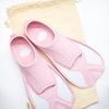 Sunny Bliss Short Fins - Pastel Pink - Matching Mask Set Available - Australia