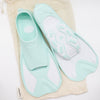 Sunny Bliss Short Fins - Pastel Mint Green - Matching Mask Set Available - Australia